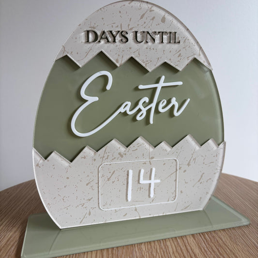 Cracked Egg Easter Countdown