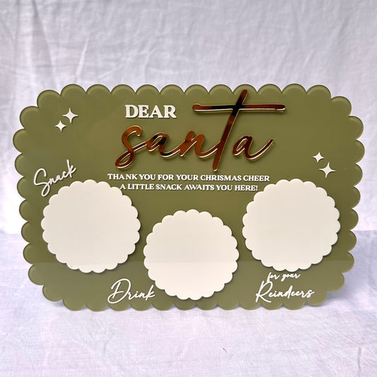 Santa & Reindeer Treat Tray