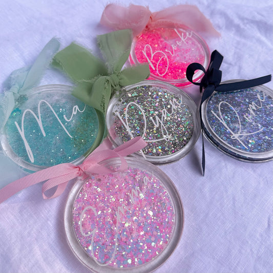 Personalised "Name" Snow Globe Ornament