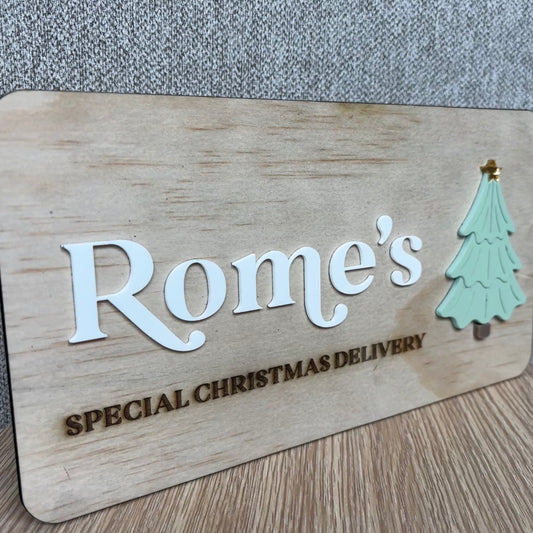 Christmas Plaque - Tree Design