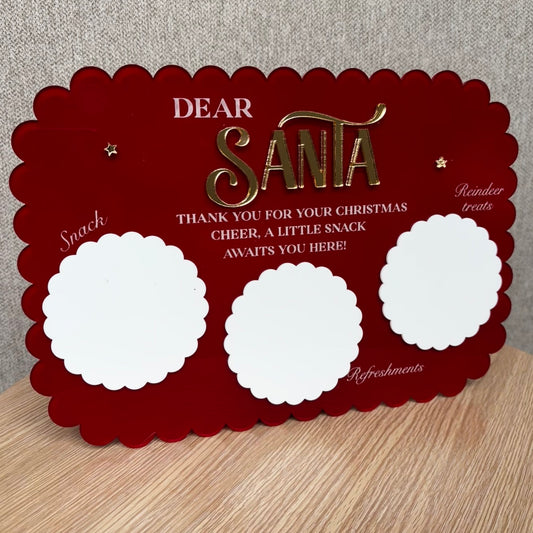 Santa & Reindeer Treat Tray