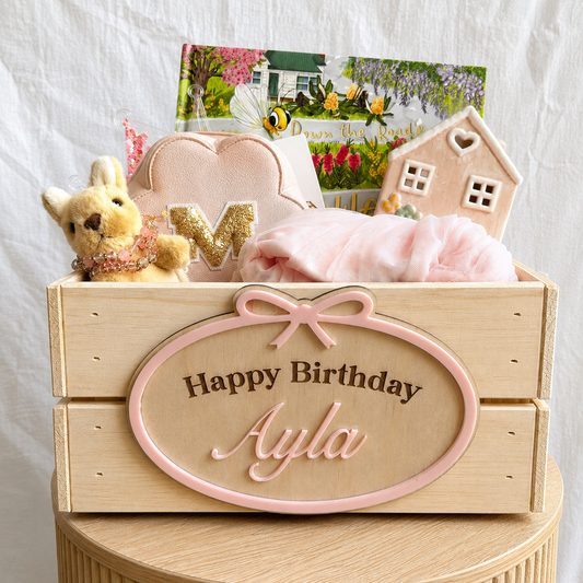 Birthday Plaque - Vintage Bow