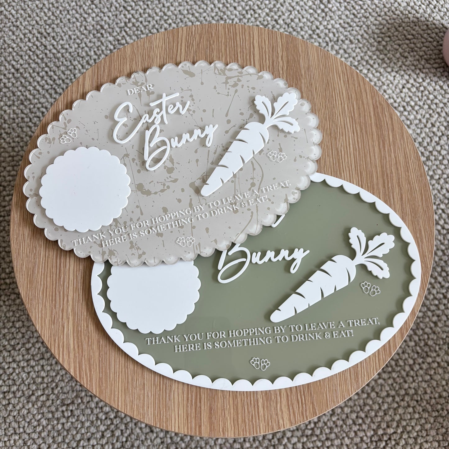 Easter Bunny Treat Tray