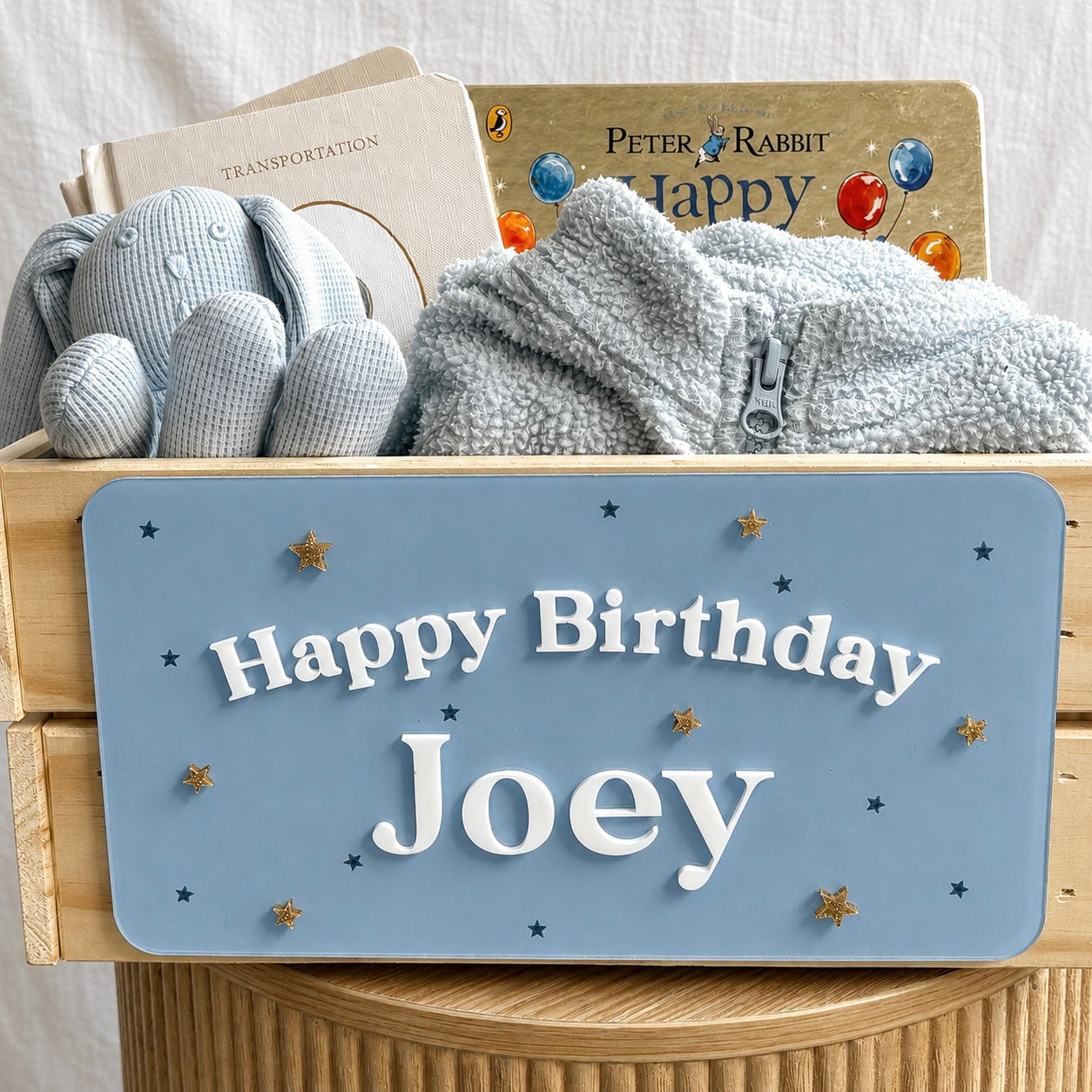 Birthday Plaque - Stars