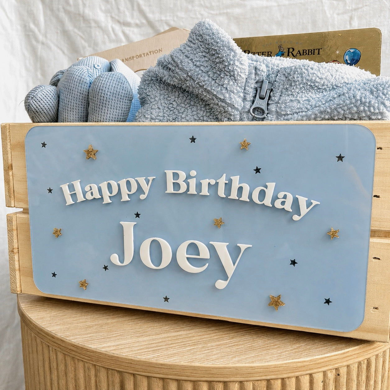 Birthday Plaque - Stars