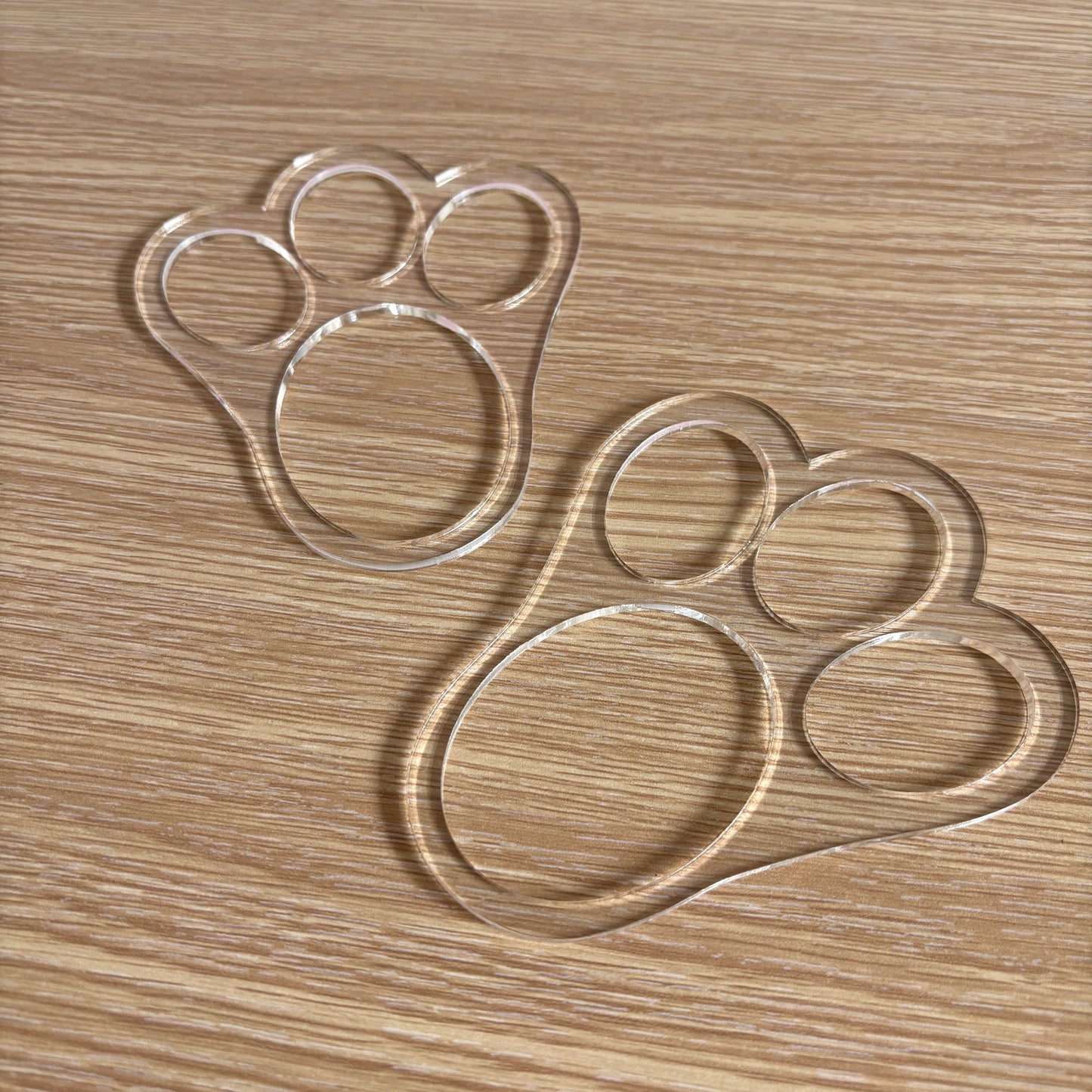 Easter Bunny Footprint Stencil