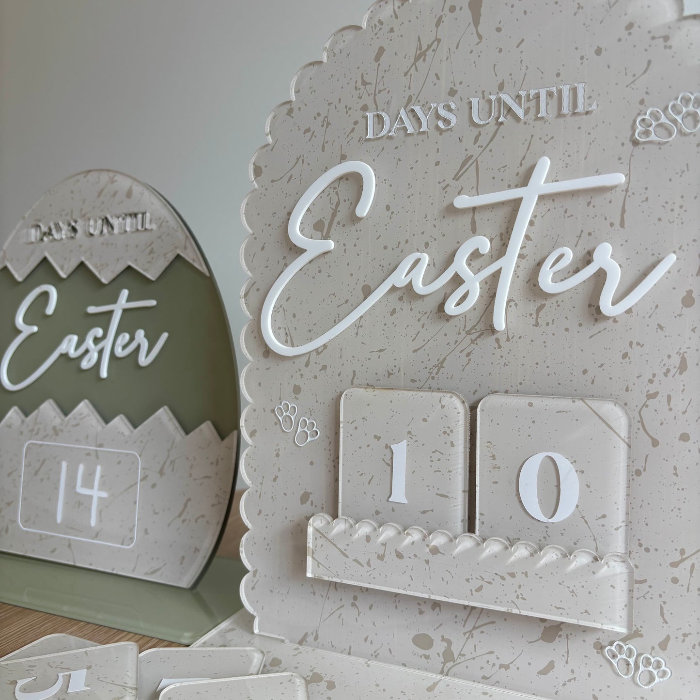 Scalloped Easter Countdown