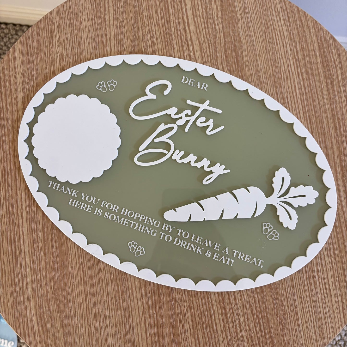 Easter Bunny Treat Tray