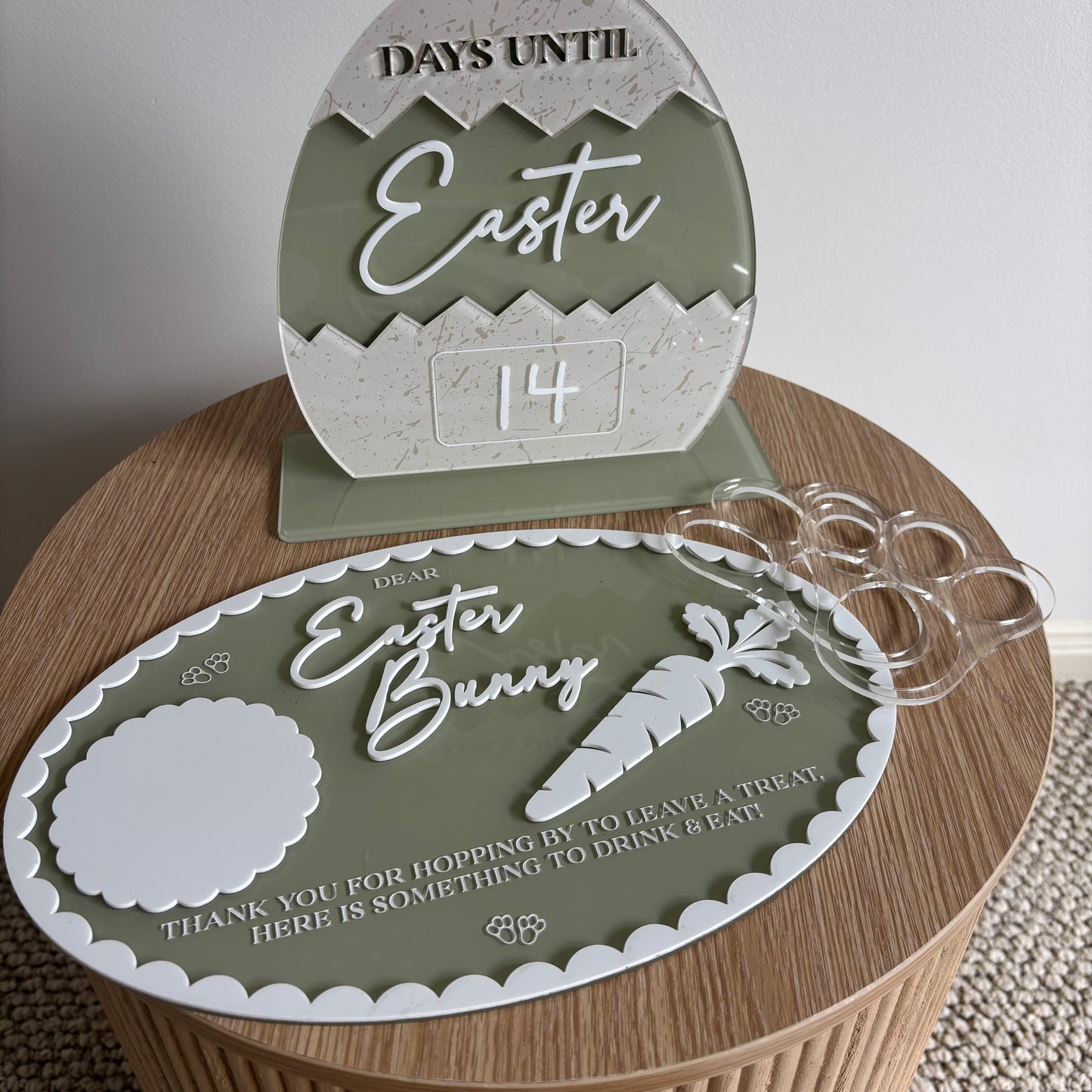 Easter Bunny Treat Tray