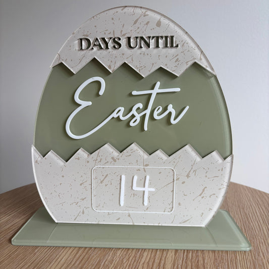Cracked Egg Easter Countdown