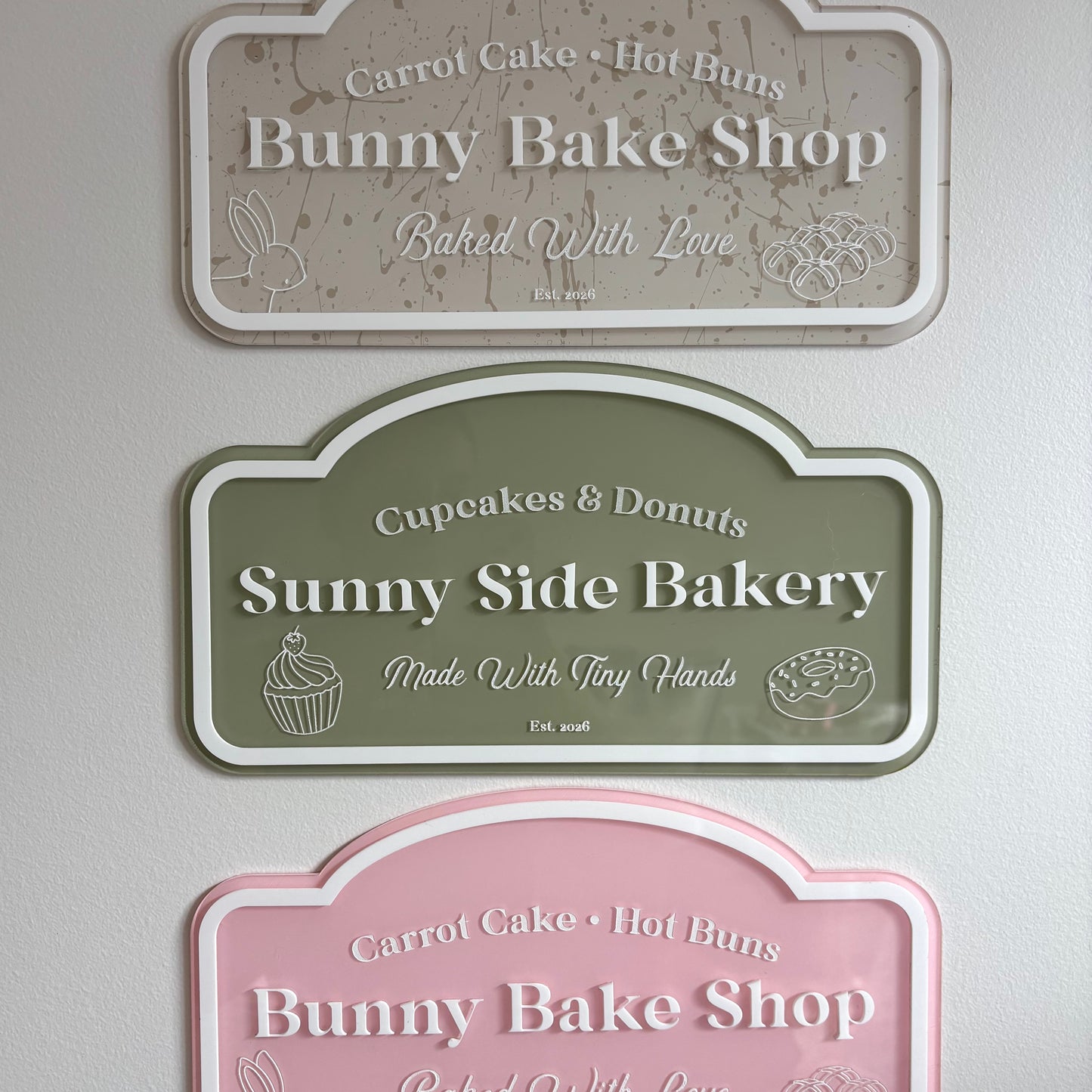 Sunny Side Bakery – Play Café Sign