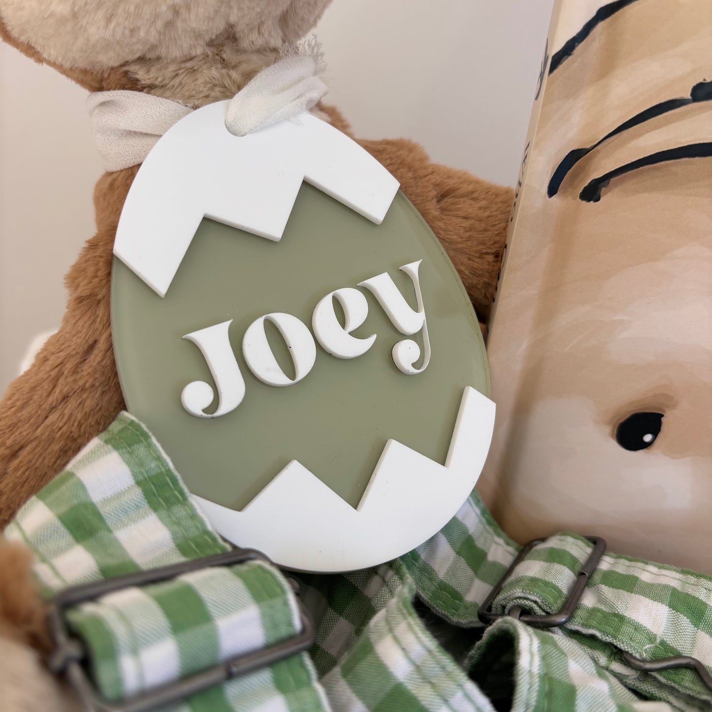 Personlised Easter Tag