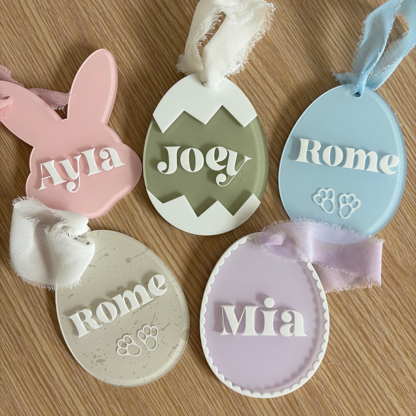 Personlised Easter Tag