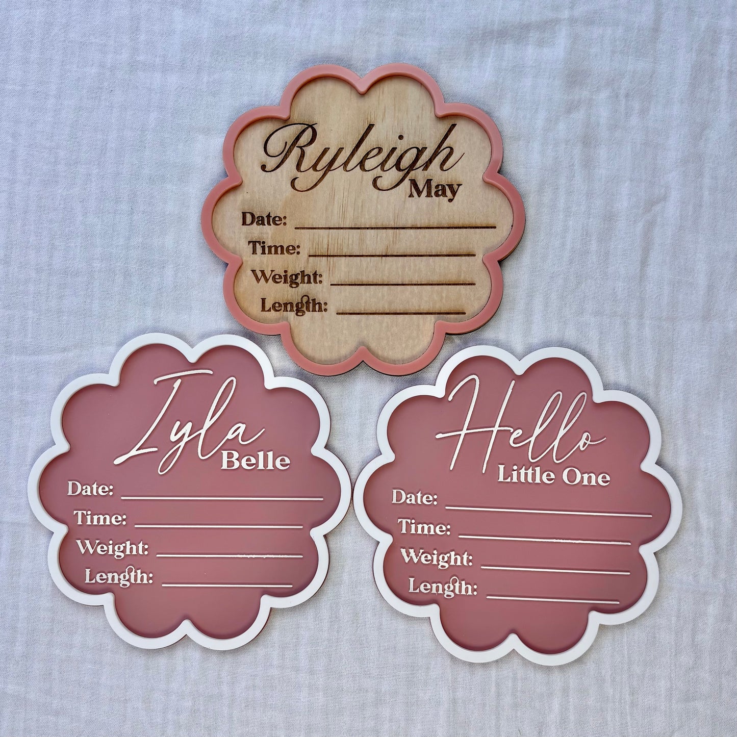 Birth Announcement Plaque