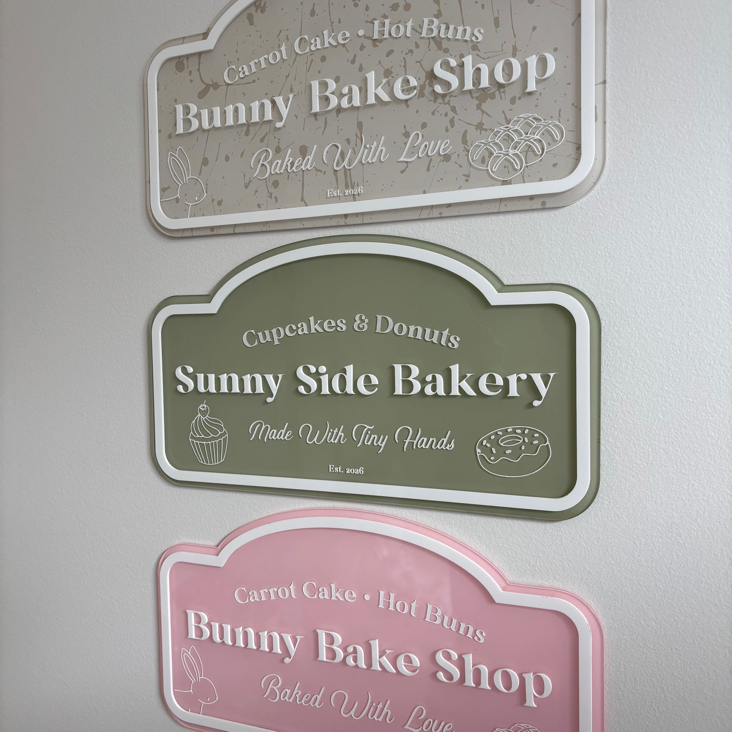 Bunny Bake Shop – Play Café Sign