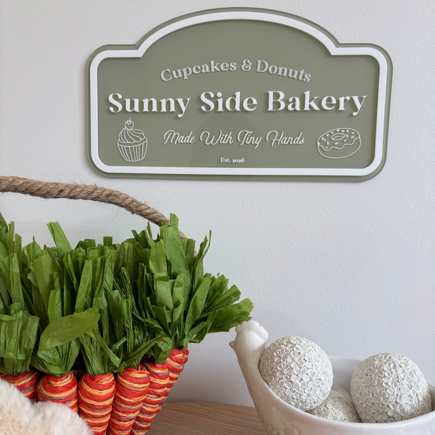 Sunny Side Bakery – Play Café Sign
