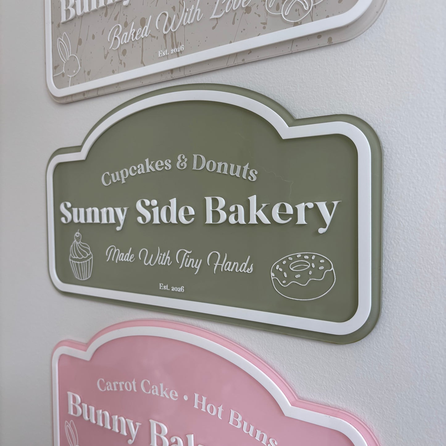 Bunny Bake Shop – Play Café Sign