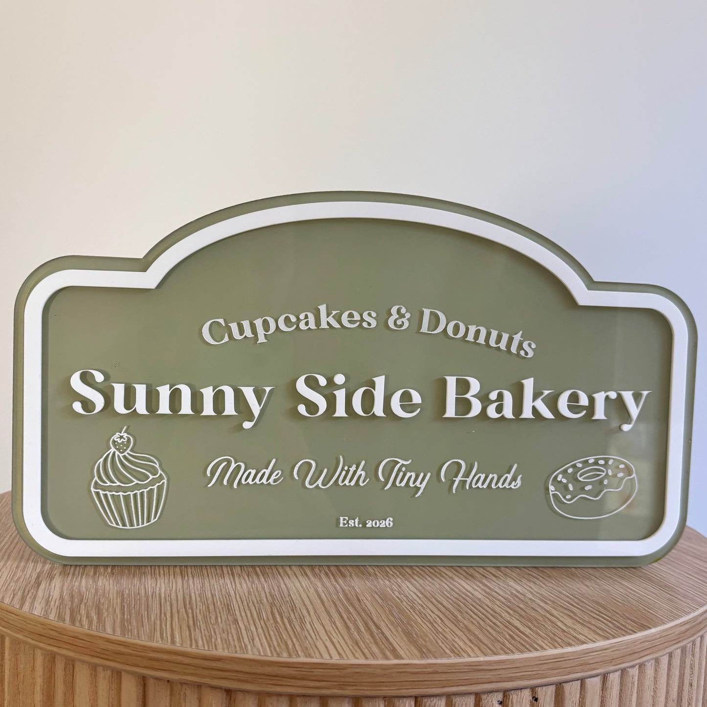 Sunny Side Bakery – Play Café Sign