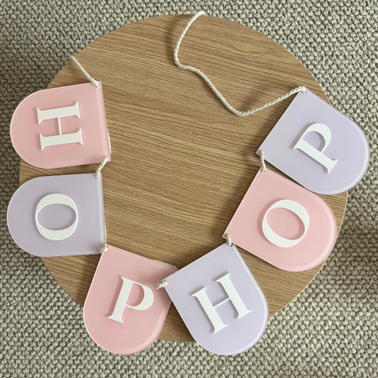 'HOP HOP' Garland