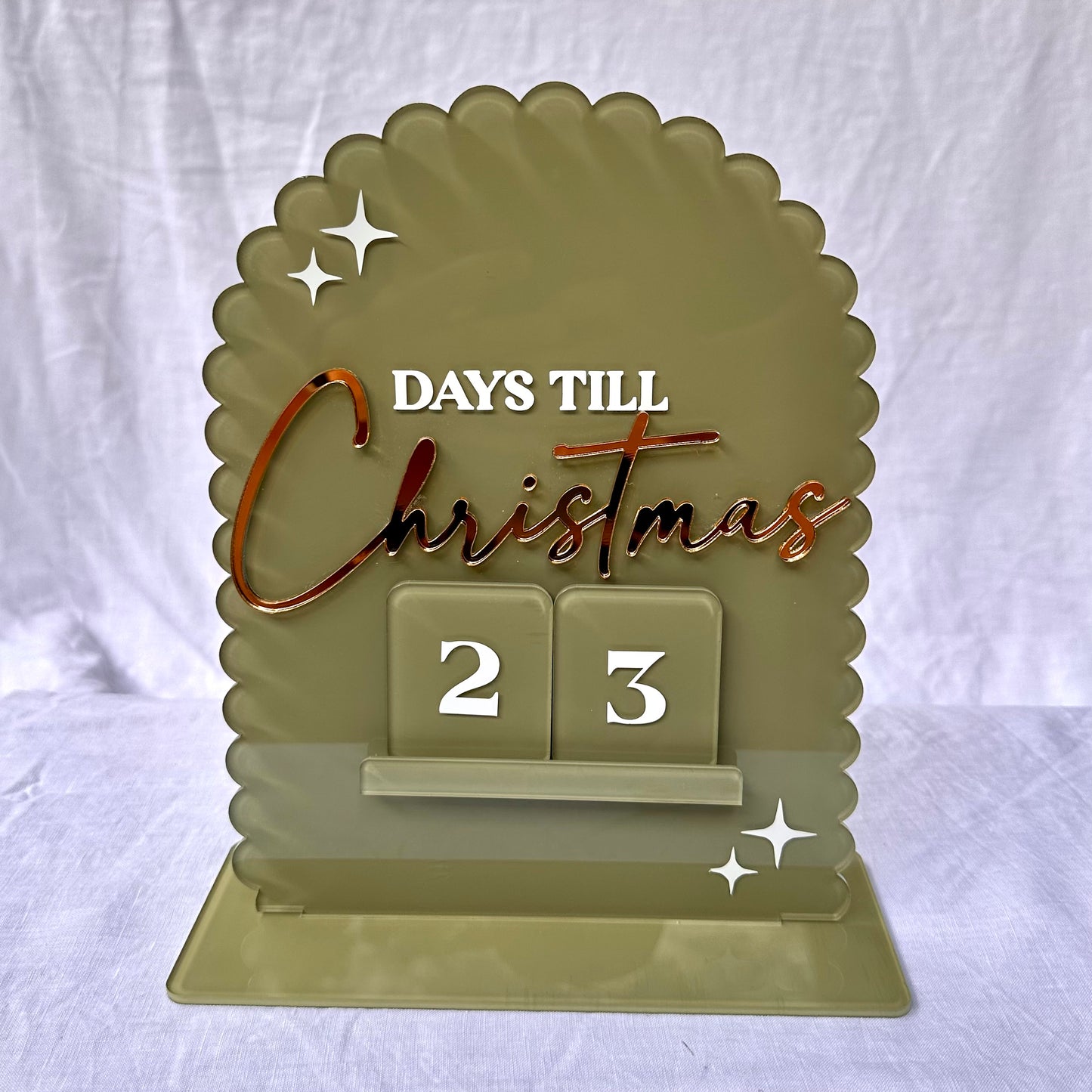Christmas Countdown Sign