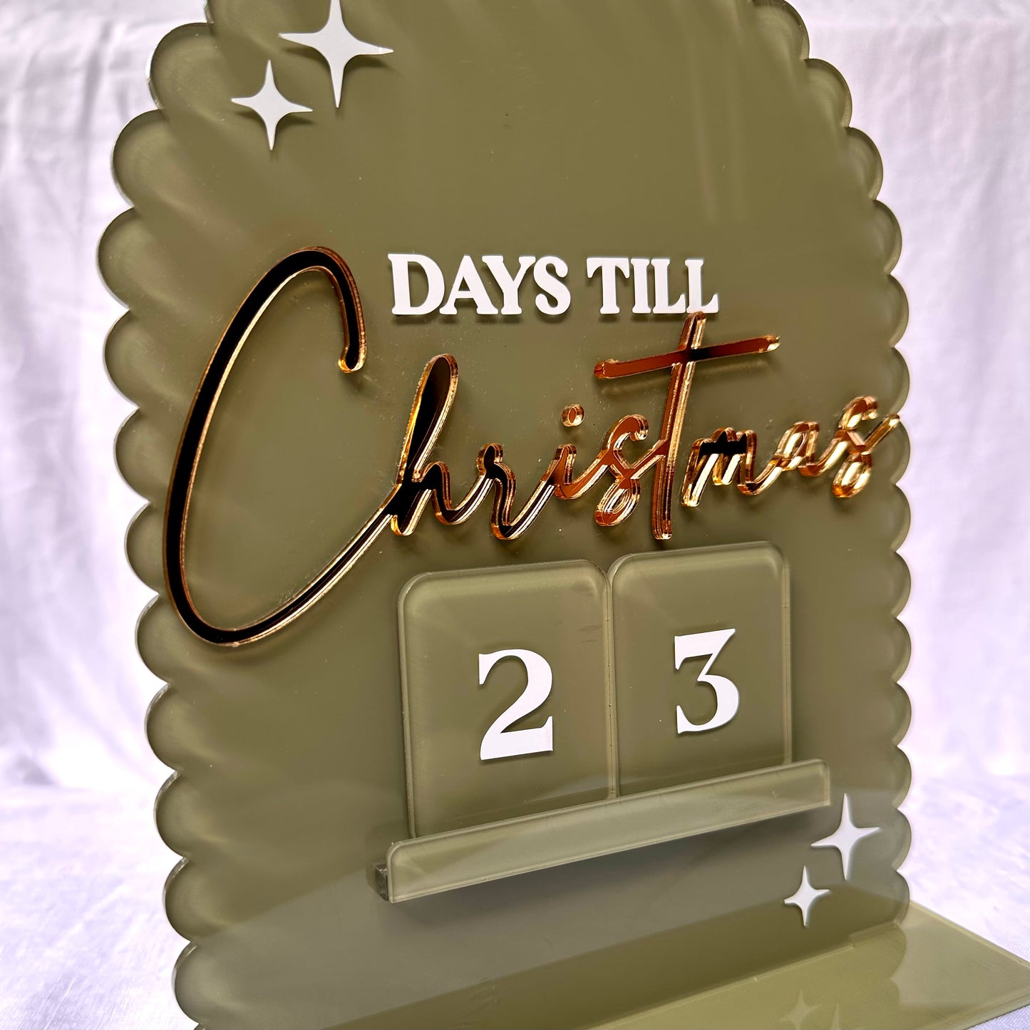 Christmas Countdown Sign