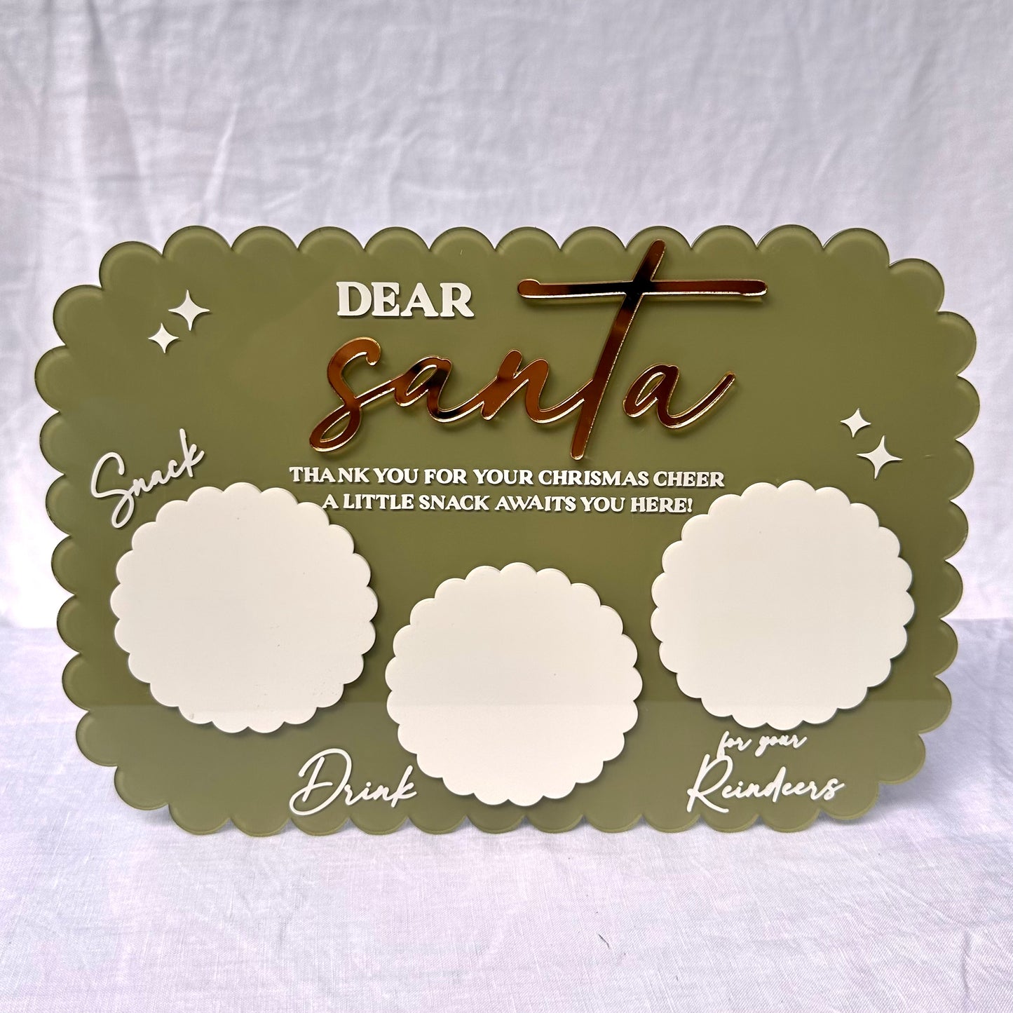 Santa & Reindeer Treat Tray