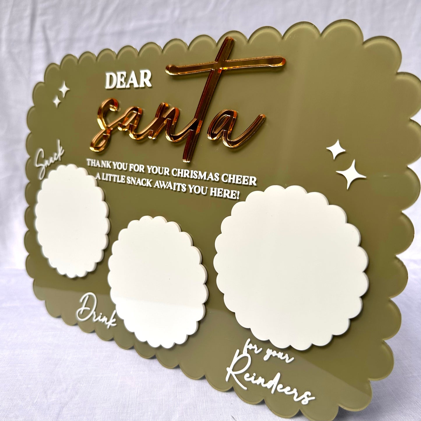 Santa & Reindeer Treat Tray