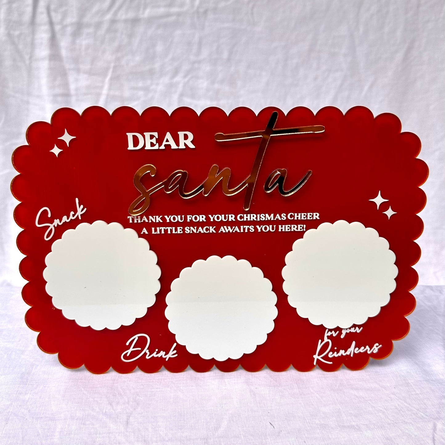 Santa & Reindeer Treat Tray