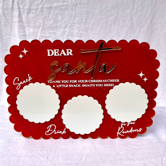 Santa & Reindeer Treat Tray