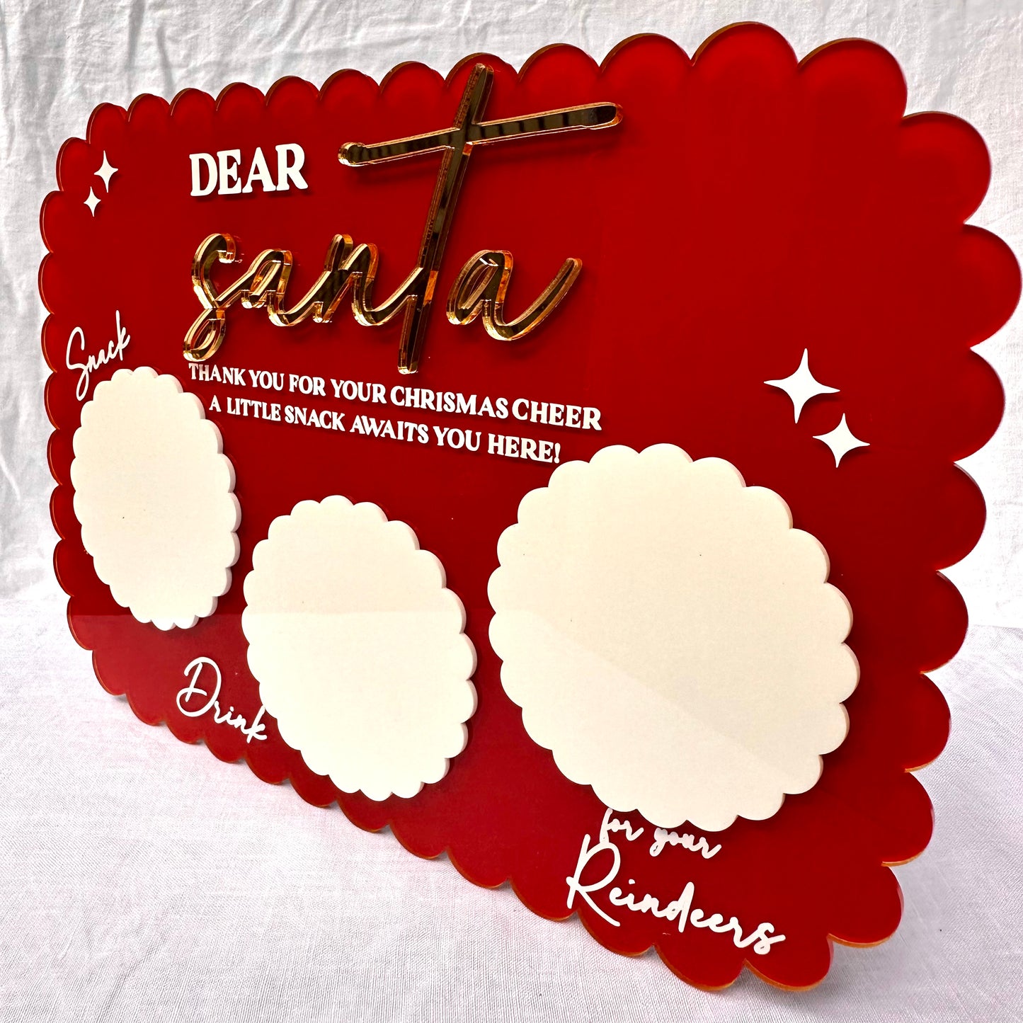 Santa & Reindeer Treat Tray