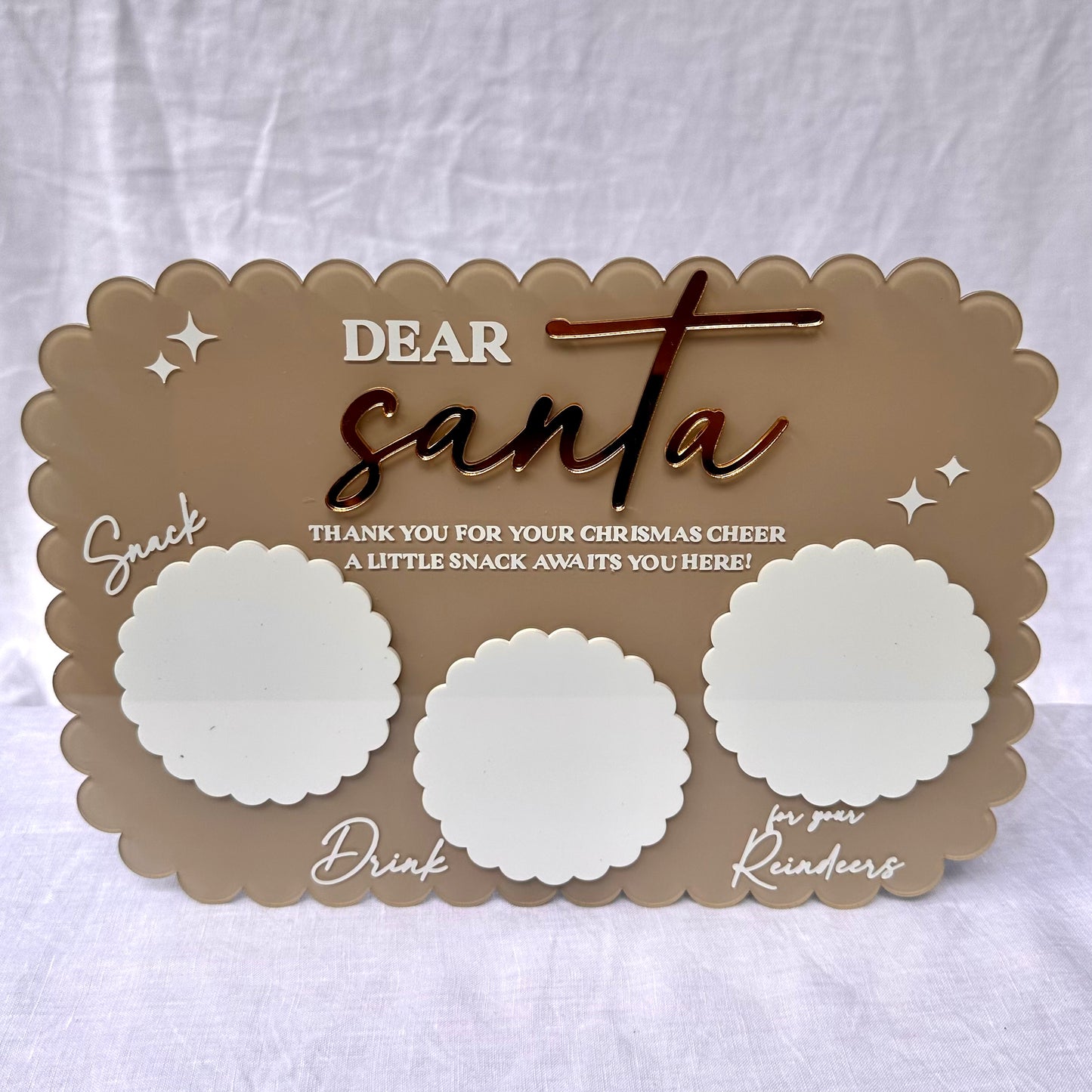 Santa & Reindeer Treat Tray