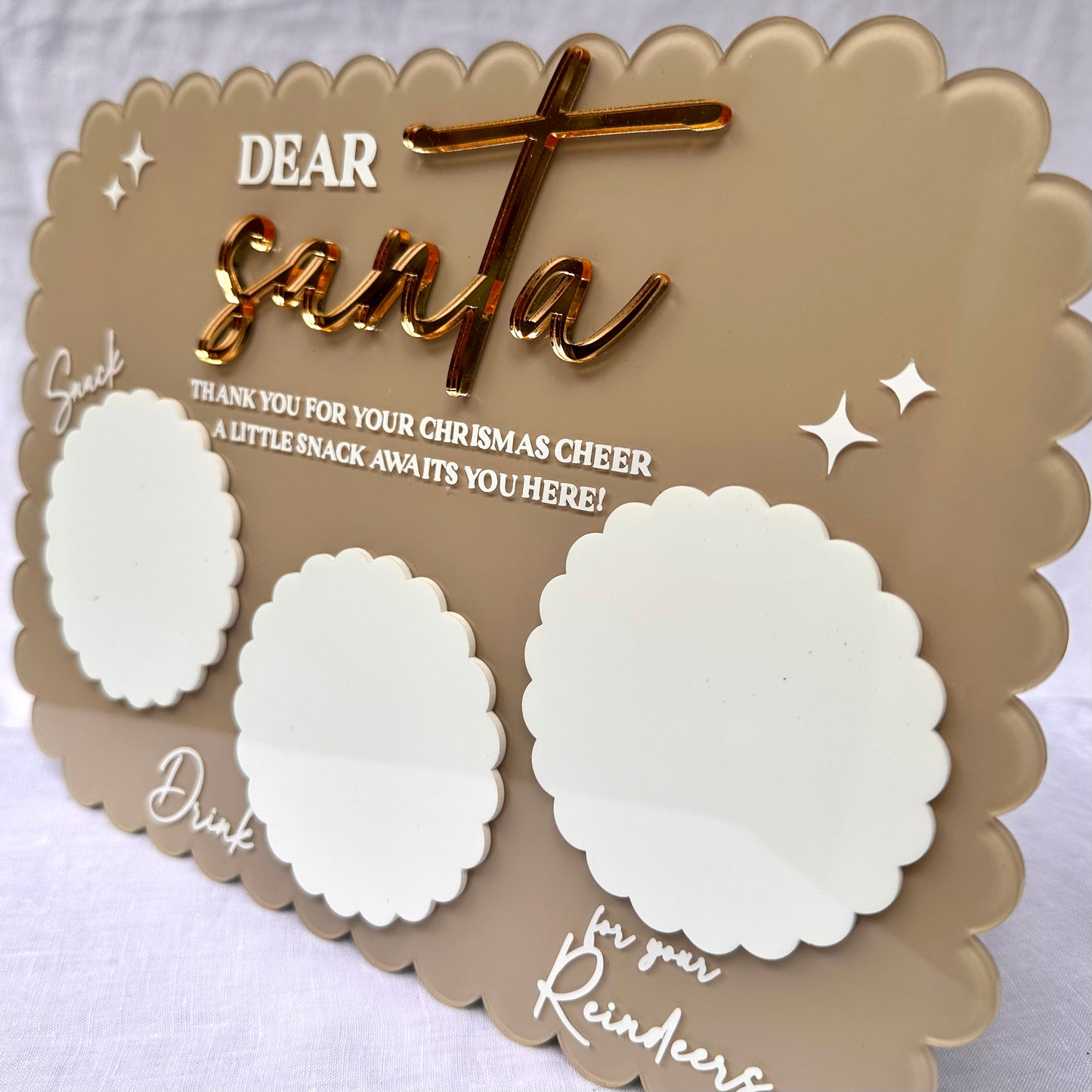 Santa & Reindeer Treat Tray