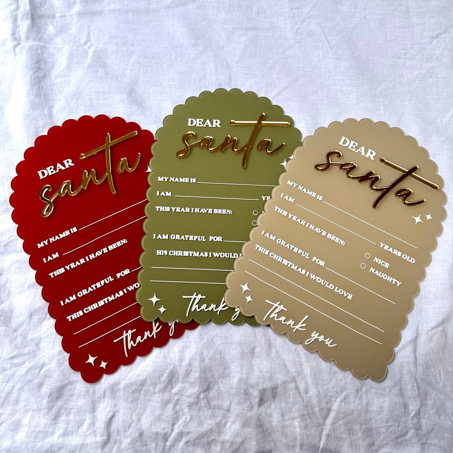 Reusable Santa Letter (with Paint Pen)