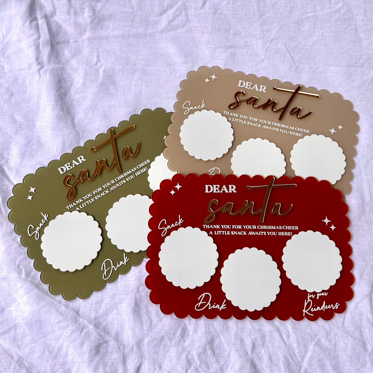 Santa & Reindeer Treat Tray