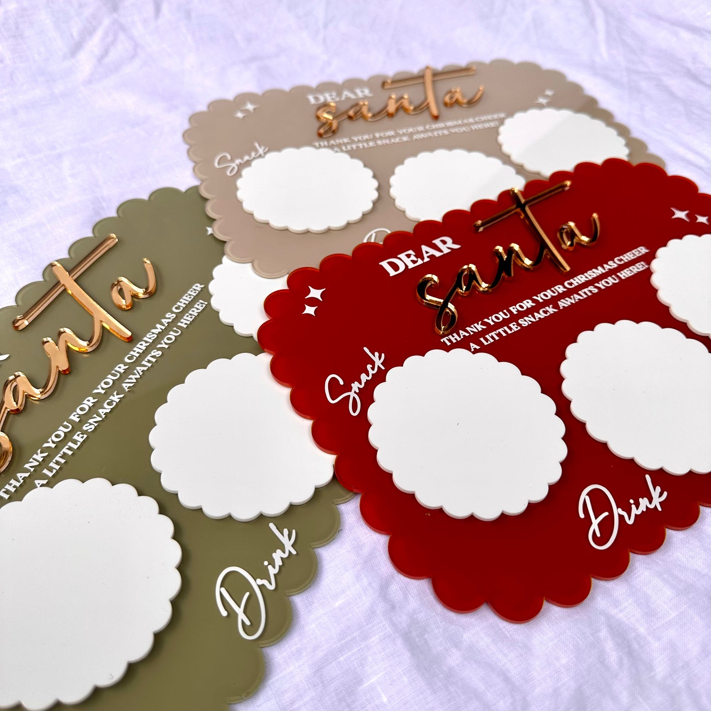 Santa & Reindeer Treat Tray