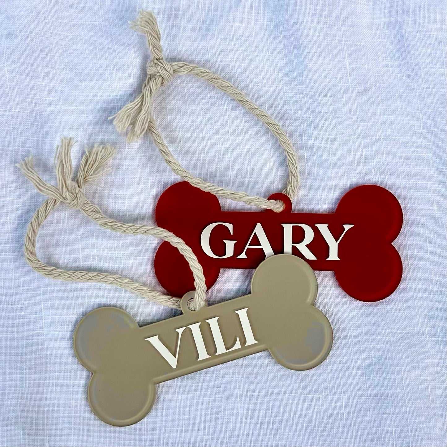 Dog Christmas Ornament - Bone Shape