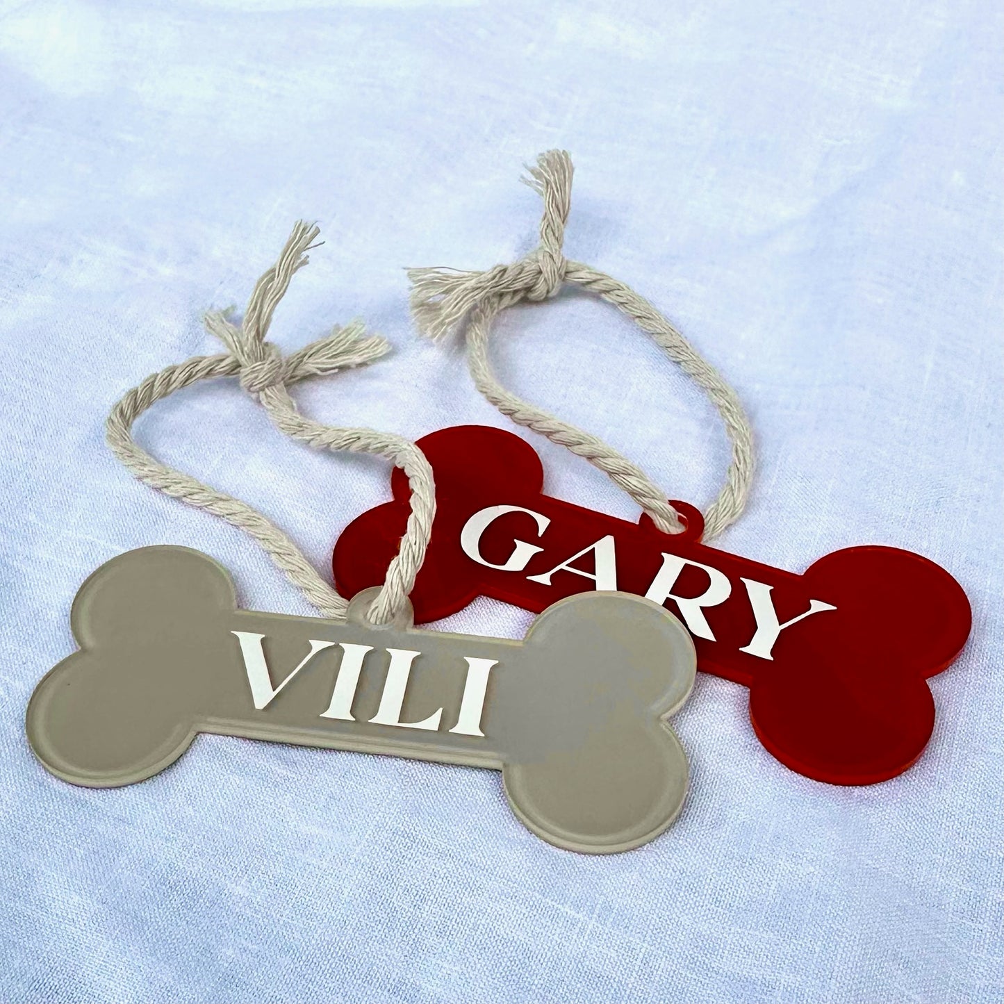 Dog Christmas Ornament - Bone Shape