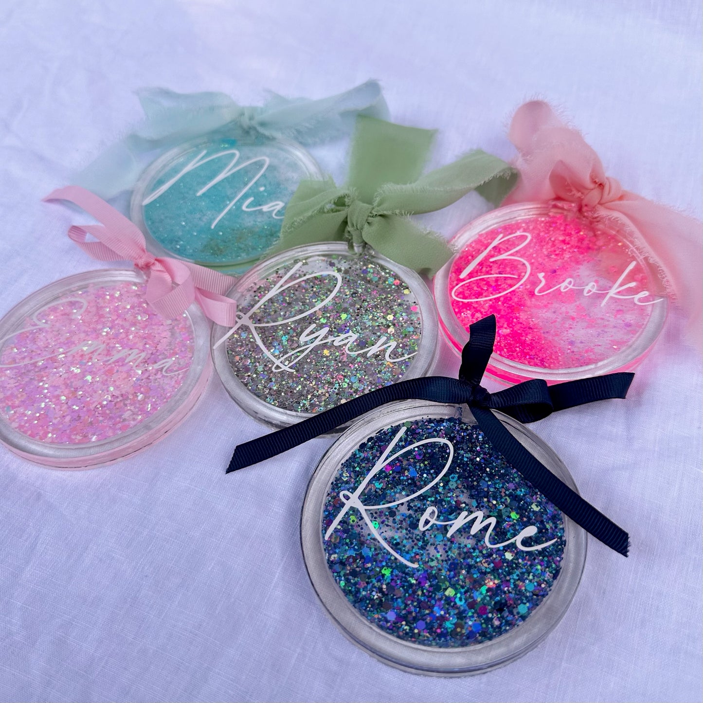 Personalised "Name" Snow Globe Ornament