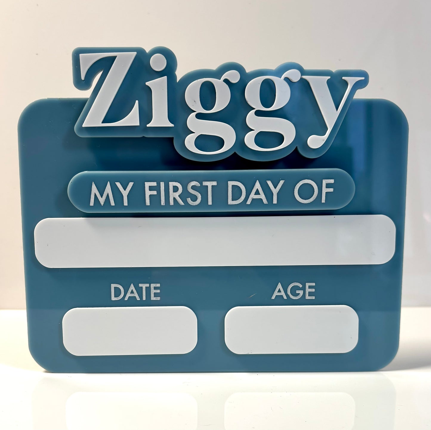 Mini Personalised First & Last Day School Board