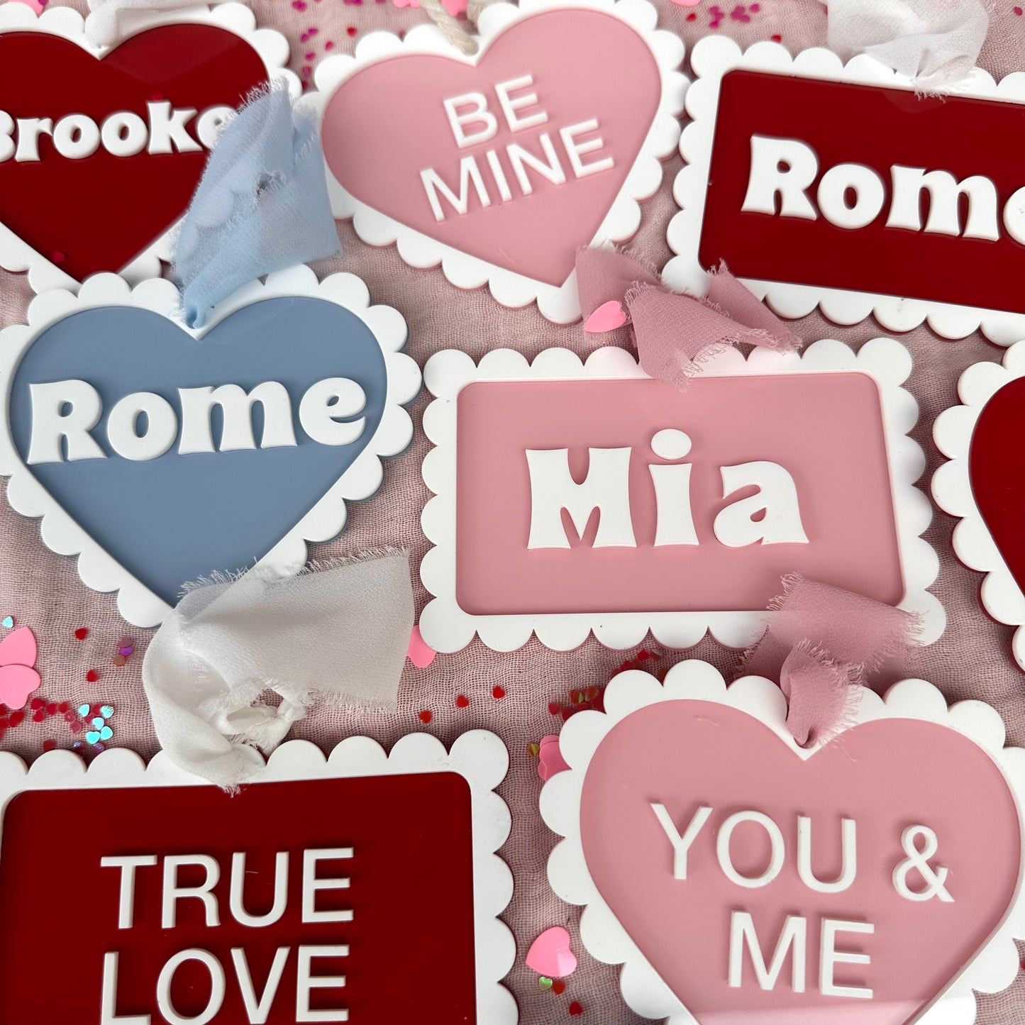 Valentine Scalloped Tag