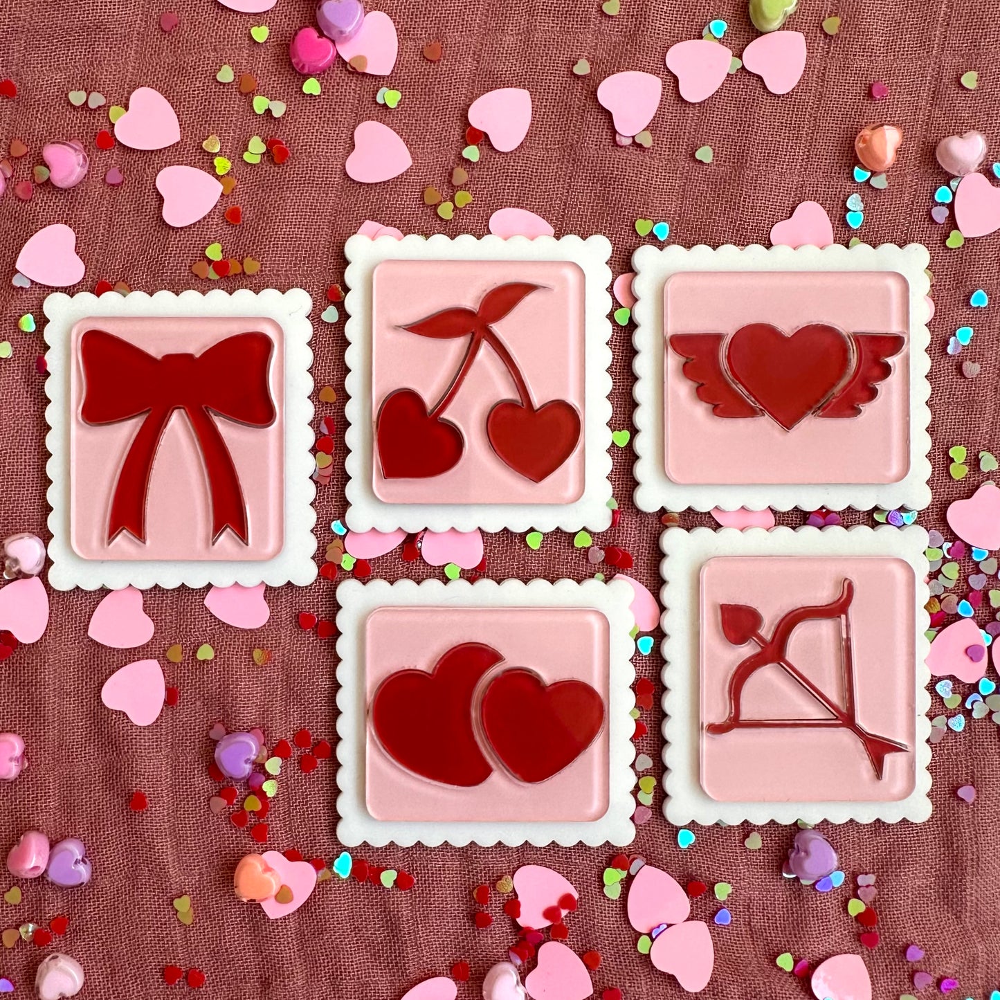 Lover Stamp Magnets (Pack of 5)