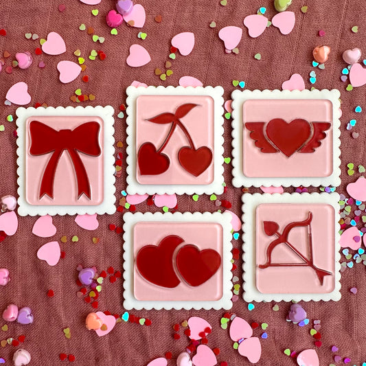 Lover Stamp Magnets (Pack of 5)