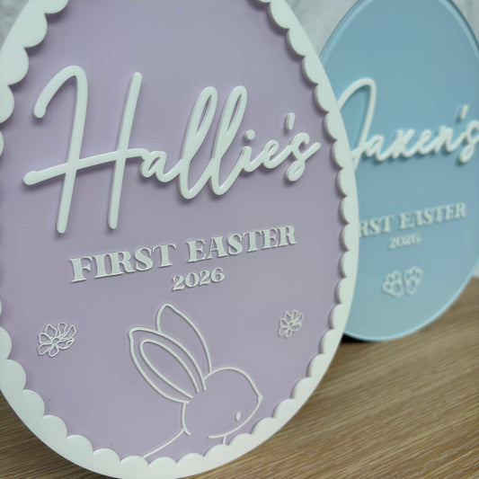First Easter Plaque