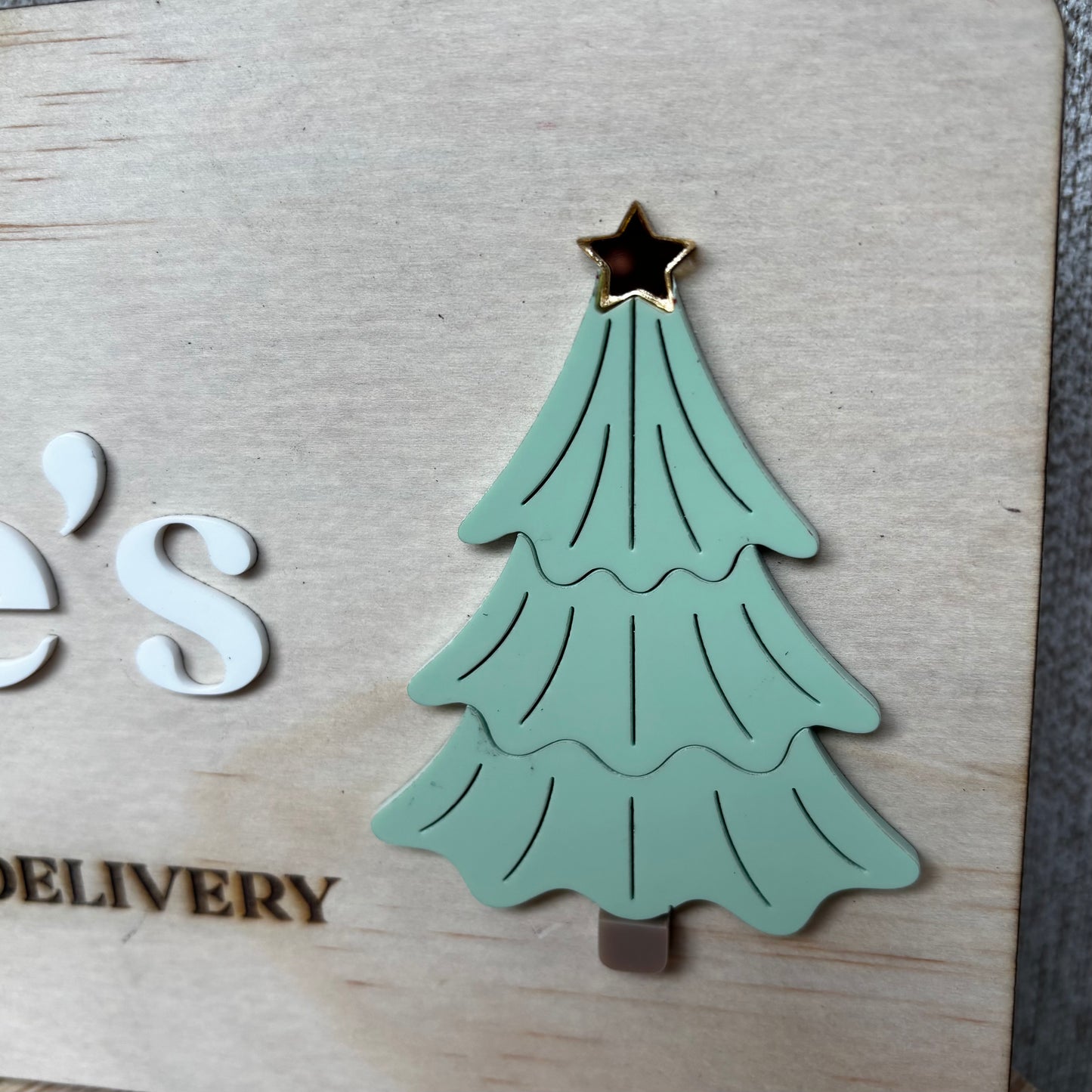Christmas Plaque - Tree Design