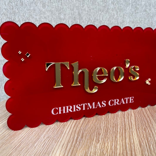 Christmas Plaque - Twinkle Design