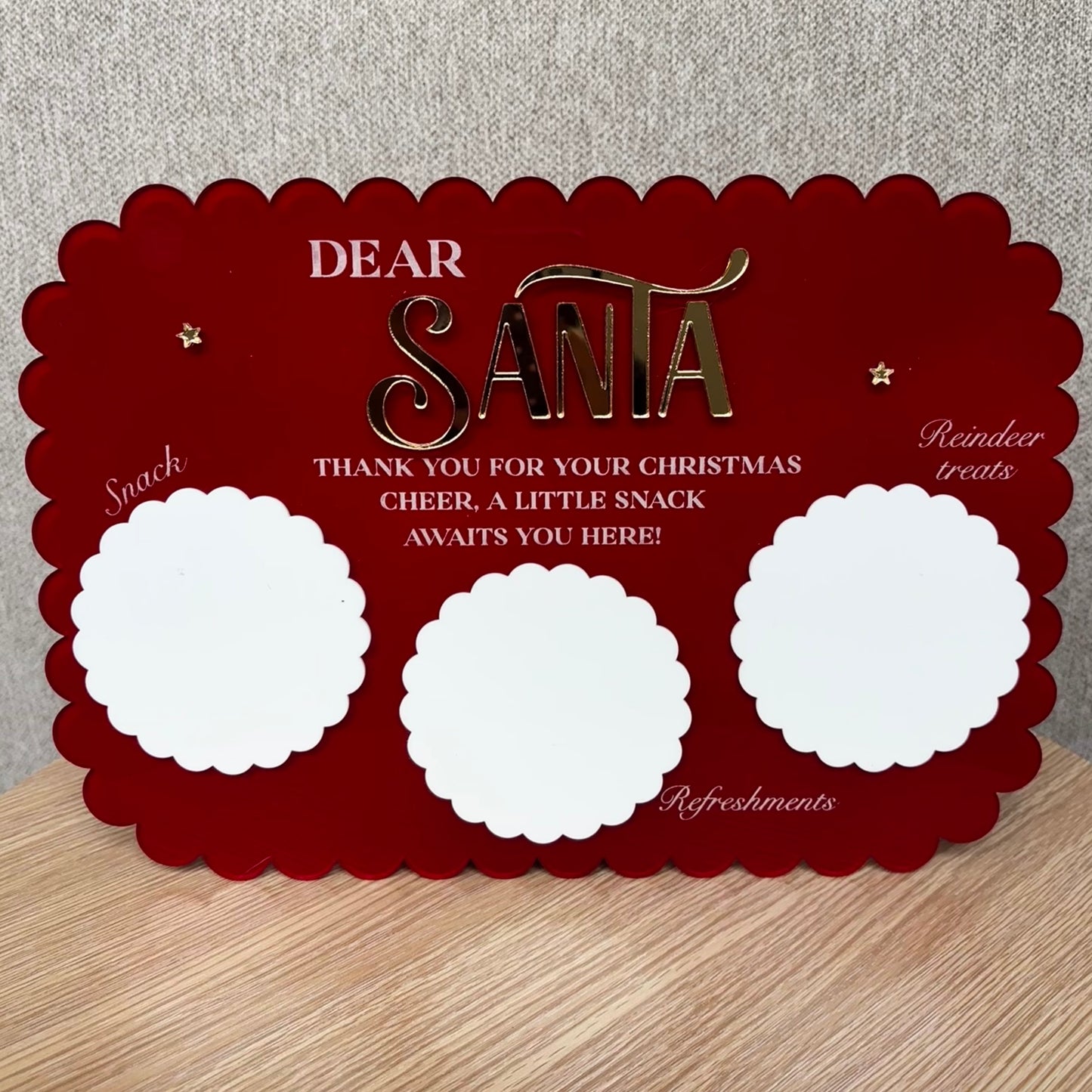 Santa & Reindeer Treat Tray