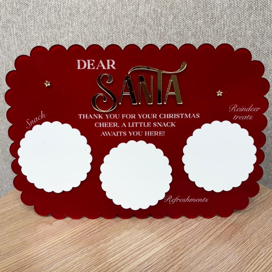 Santa & Reindeer Treat Tray