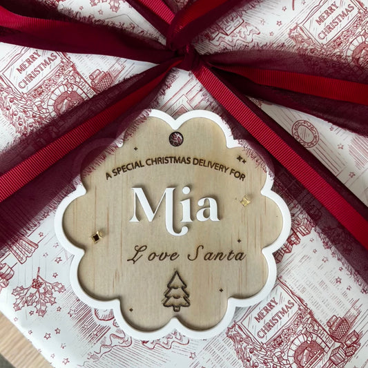 Personalised Santa Gift Tags/Sack Tags