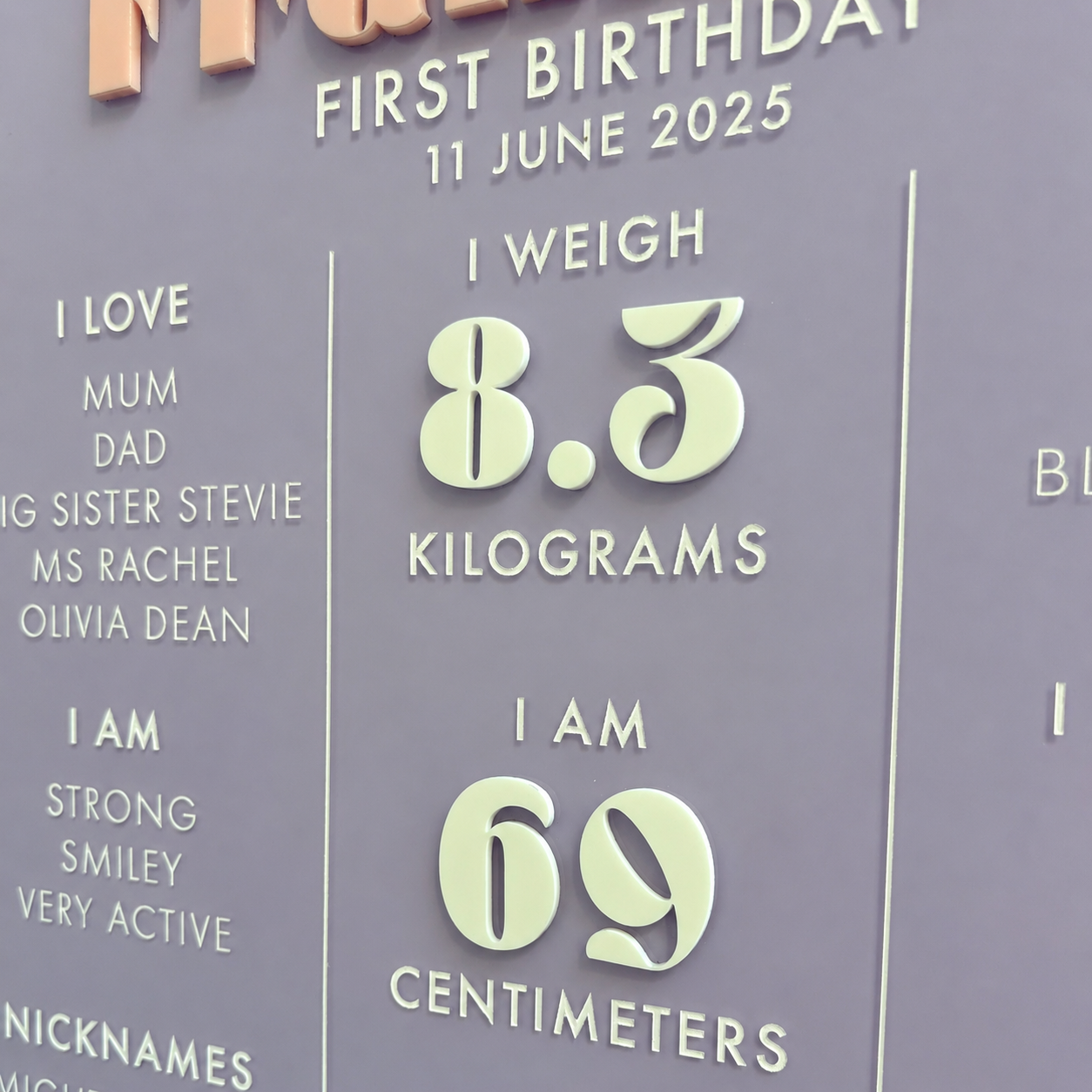 Personalised Milestone Birthday Board - Disco Theme